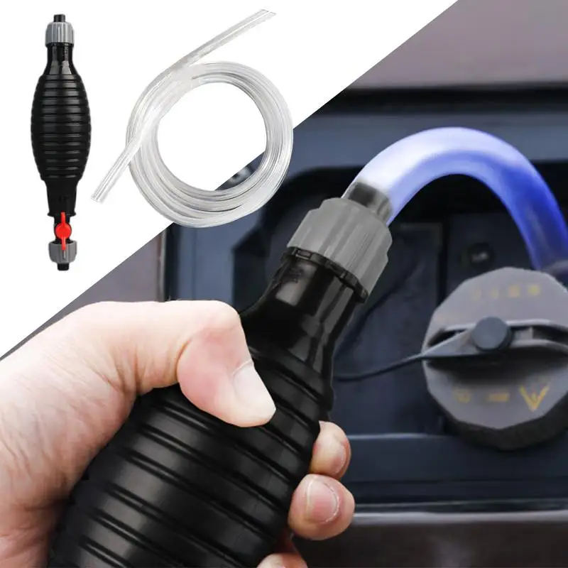 

Hand Transfer Pump Portable Oil Siphon Tool Kit Sturdy Water Siphon Pump Syphon Pump Transfer Pump With 3.28 Ft PVC Hose For Oil