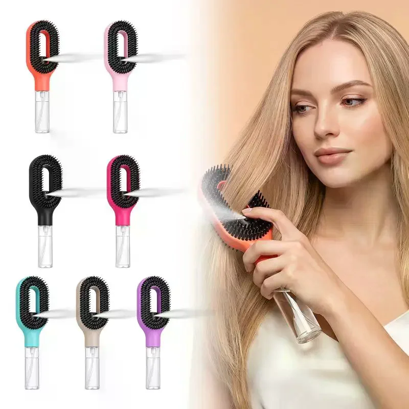 Spray Hair Brush 1Pcs Ergonomic Anti-Static Massage Comb for Home Salon Professional Hairdressing