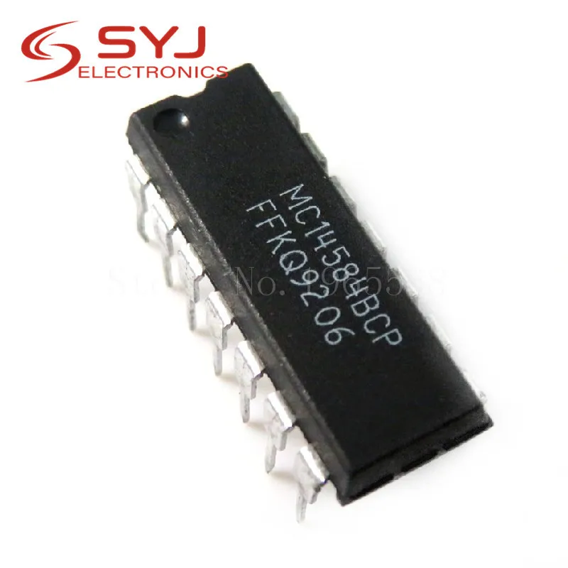 Lote de 10 unidades, MC14584BCPG MC14584BCP MC14584 DIP-14, en Stock