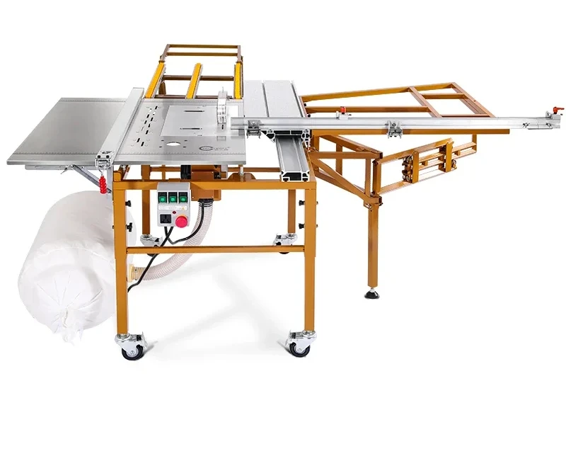 JT-9B portable folding woodworking table saw mobile tablesaw sawmill portable horizontal table saw for woodworking