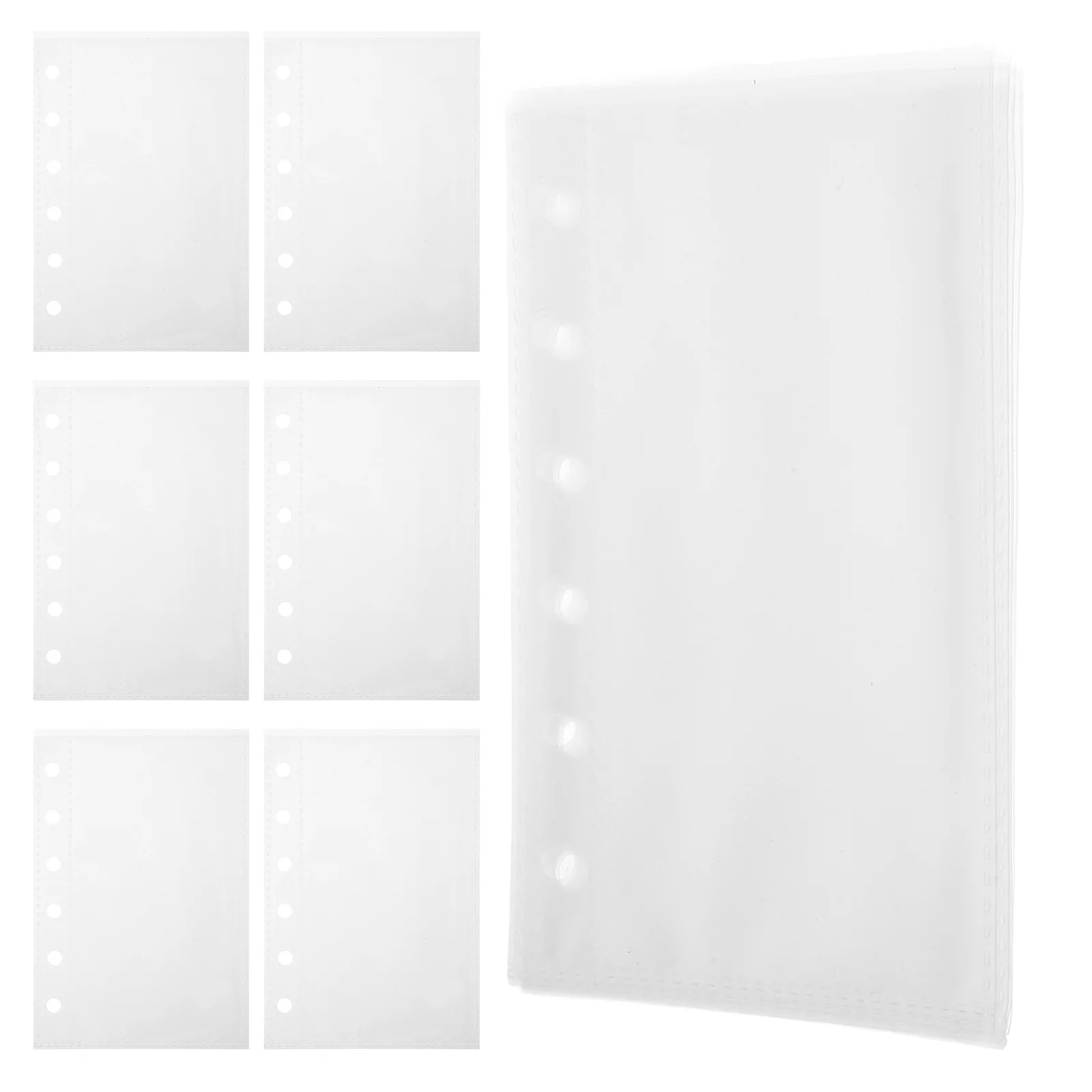 60 Pcs Supplementary Page Scrapbook Binder Scapbook Pvc Photo Album Refill Pages