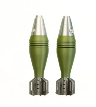 Creative M2 60mm Mortar Shell Model -3D Printed Realistic Replica,NonFunctional MilitaryDecoration forHome/office,Secure Storage