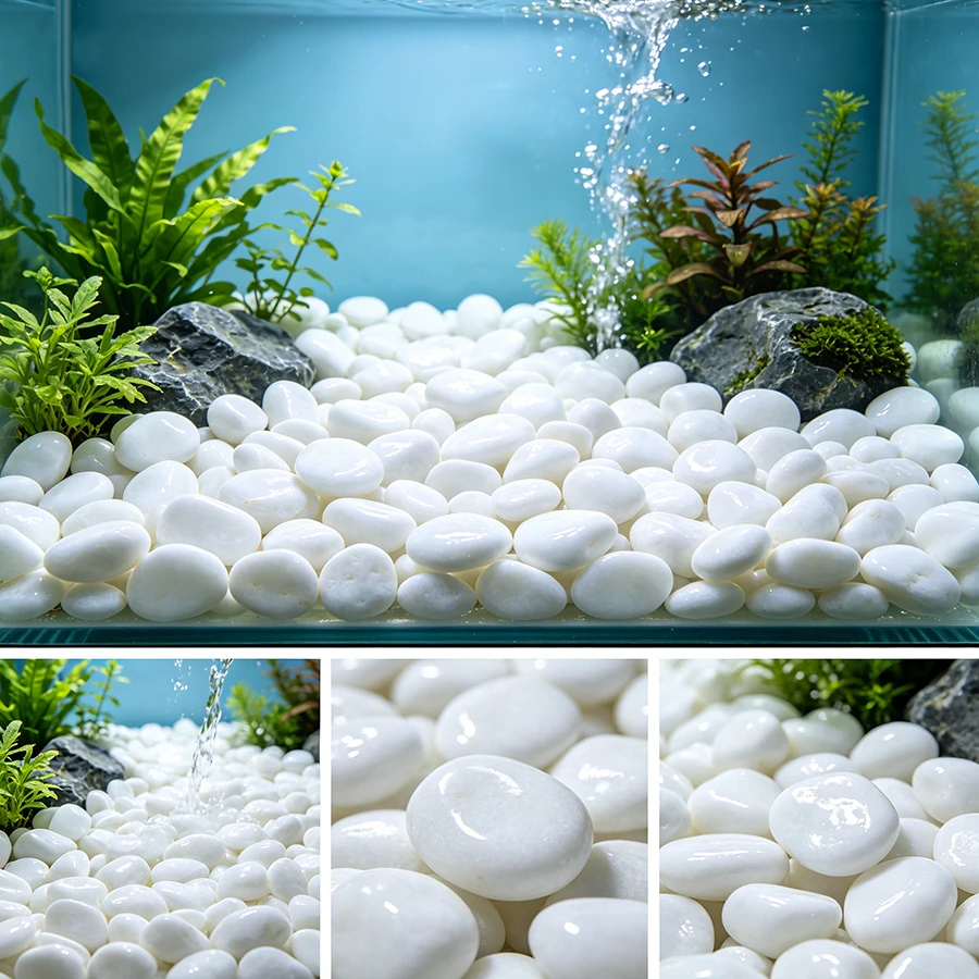 250/600g White Pebbles for Aqu - огляд і ціна Aquasoil Substrate