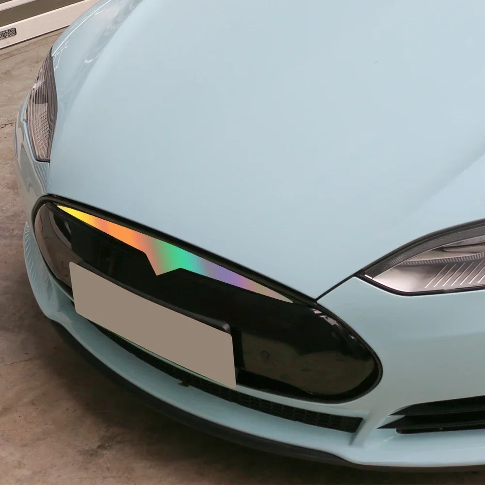 Car Front Bumper Sticker For Tesla Model 3 Y X Model S Personalized Decor Decal Vinyl Decoration Auto Para Tuning Accessories