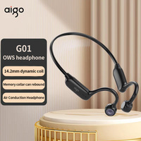 Aigo G01 Bluetooth Earphone Wireless Sport Air Conduction Non in Ear Health Protect Dynamic Sound Effect Headphone for Walk Ride