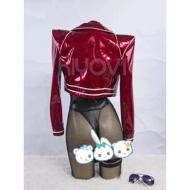 Game Nikke The Goddess of Victory Volume Cosplay Costume Sexy Leather Jacket Punk Style Outfit Shoes Halloween Carnival Partys;3