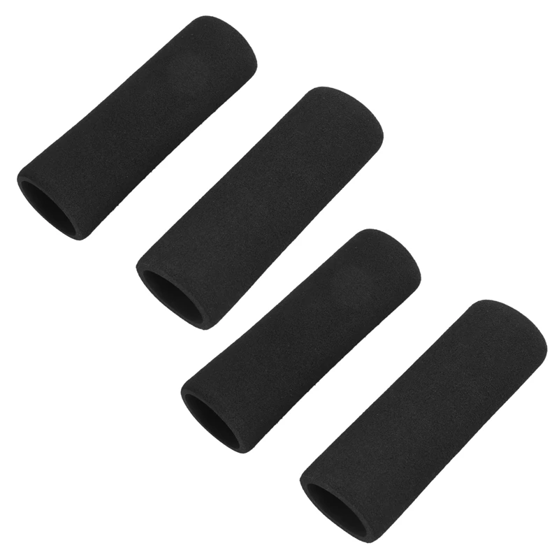 4X Motorbike Motorcycle Slip-On Foam Anti Vibration Comfort Handlebar Grip Cover