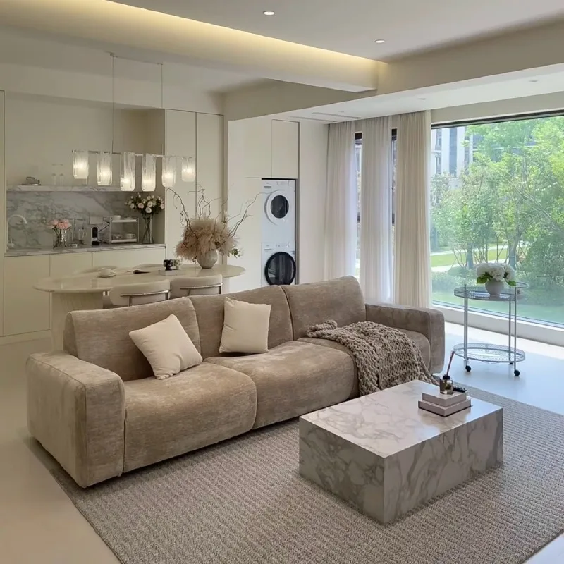 

Minimalist Oversized Living Room Sofas Designer Soft Modern Living Room Sofa L Shaped Nordic Couch Wohnzimmer Furniture For Home