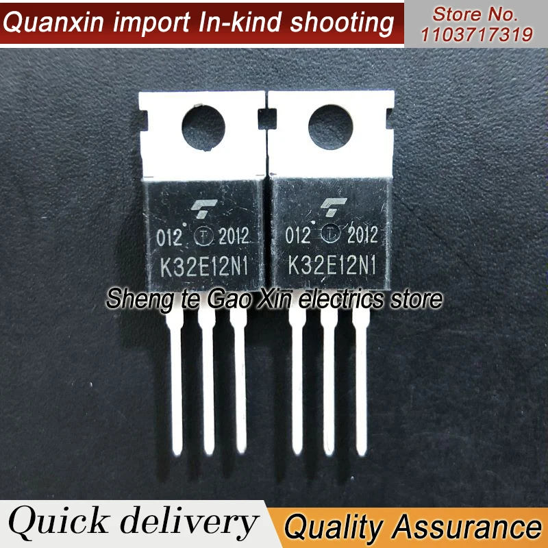 5PCS-10PCS  TK32E12N1 K32E12N1  60A/120V TO-220 MOS Imported NEW Original  Best Quality