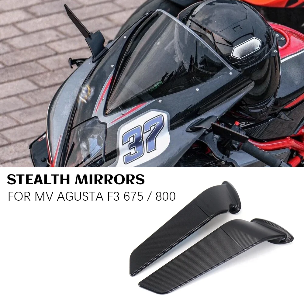 

For MV AGUSTA F3 800 Accessories Stealth Mirrors F3 675 Adjustable Winglet for MV Agusta F3 675 / 800 Parts