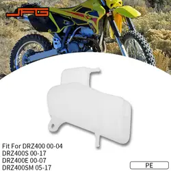 Motorcycle Plastic Water Coolant Reservoir Tank Radiator For SUZUKI DRZ400 00-04 DRZ400S 00-17 DRZ400E 00-04 DRZ400SM 05-17