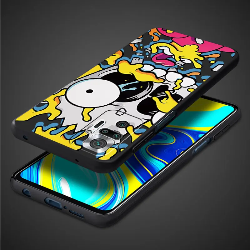 The Simpsons Homer Case for Xiaomi Redmi Note 11 12 13 Pro Plus 11S 10S 9 9S 8 8T 7 12C 10C 11Pro Soft Funda Back Phone Cover