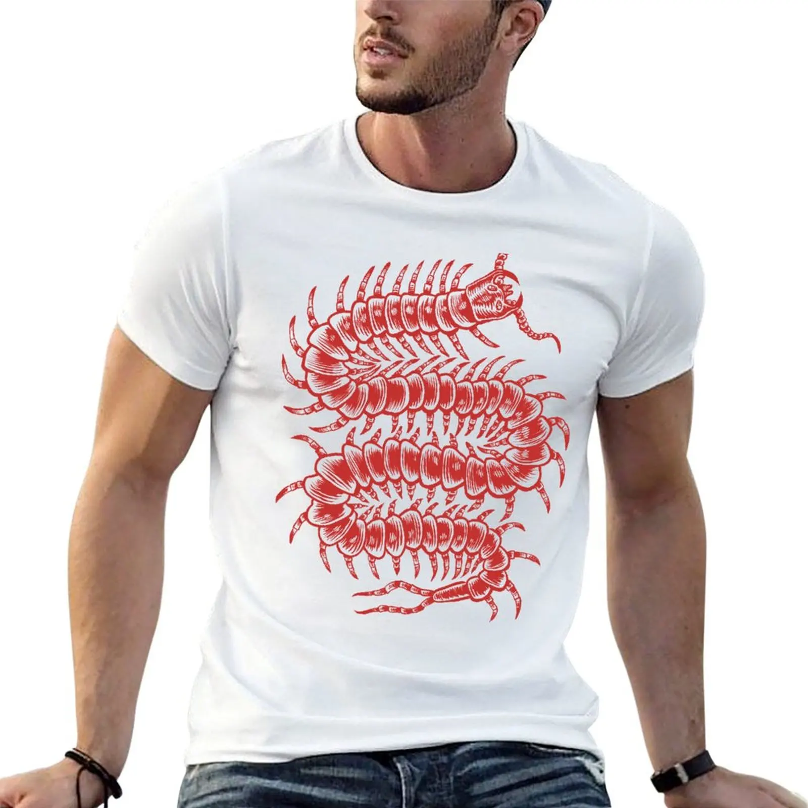 

Centipede Adventure T-Shirt t shirts for man pack cotton black cotton t-shirt plain for man package T-Shirt