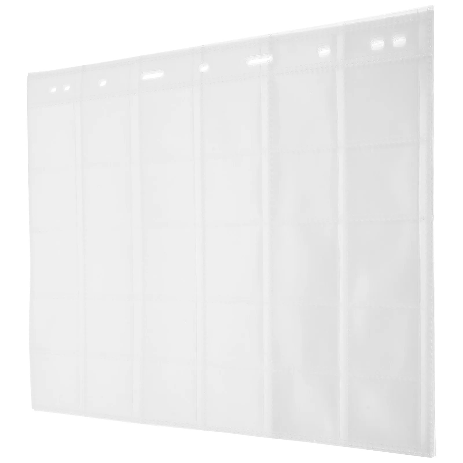 

10 Sheets Ultra Clear Stamp Collection Inserts Strong Flexible Non Breaking Pages for Stamps Coins Medallions Pennies Quarters