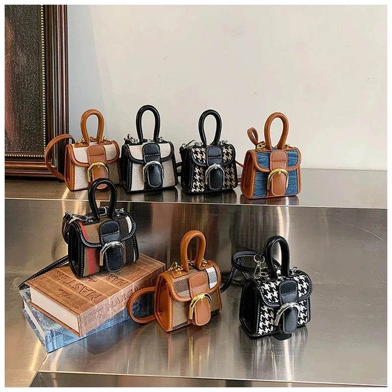 خريف شتاء جديد كلاسيكي طلاب المدارس المتوسطة/الابتدائية الأطفال حقيبة ساعي موضة حقيبة كروسبودي الفتيات حقيبة يد صغيرة