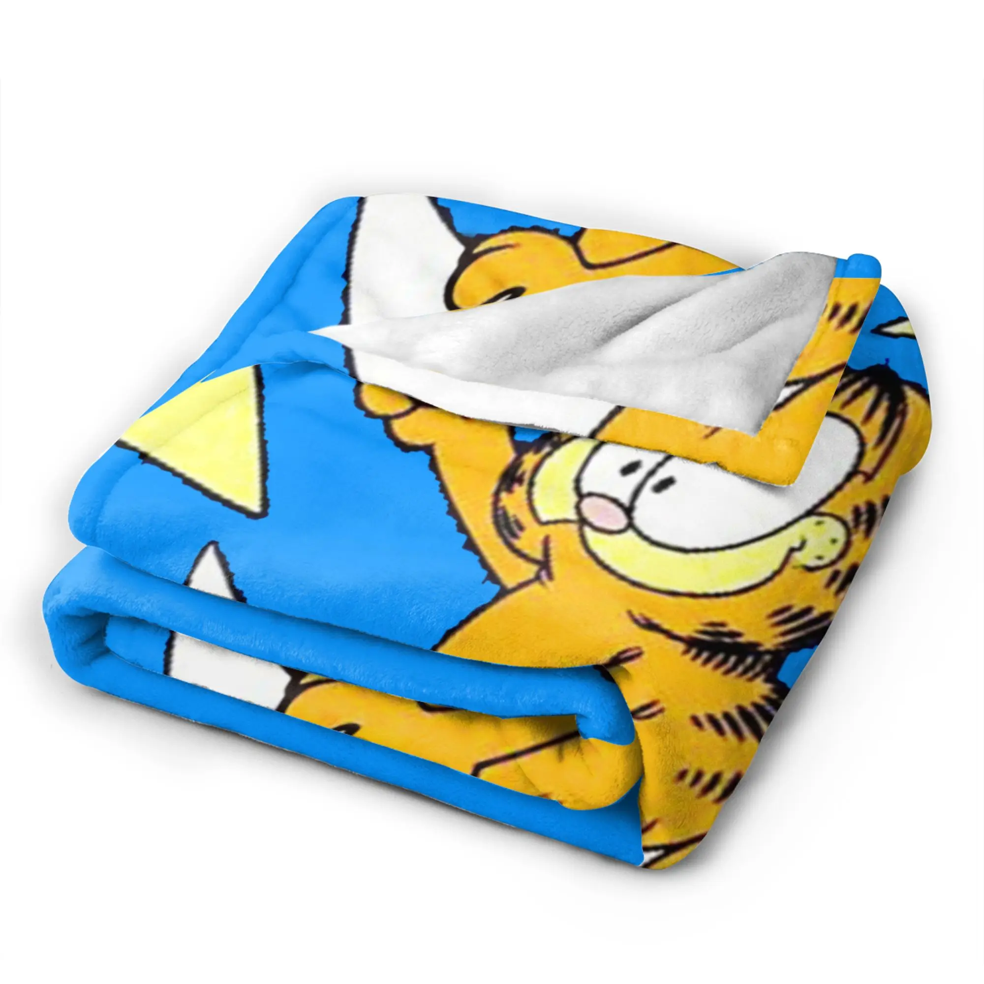 بطانيات Garfields Bear Pooky مضحكة ميمي كات كارتون الفانيلا مضحك تنفس رمي البطانيات لصالة الفراش الخريف/الشتاء ، #5