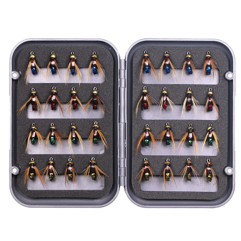 Fly Fishing Kit - Artificial Bait Nymphs & Bugs (Trout Lures) Pack of 4/8/32pcs