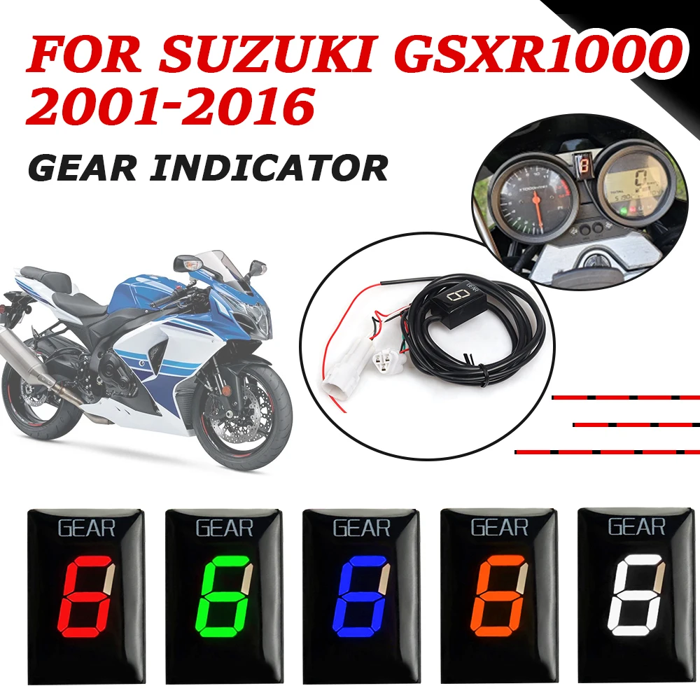 

Motorcycle Accessories Gear Indicator Display Meter Ecu Mount Speed Display For Suzuki GSXR1000 GSX-R1000 GSX-R 1000 GSXR 1000