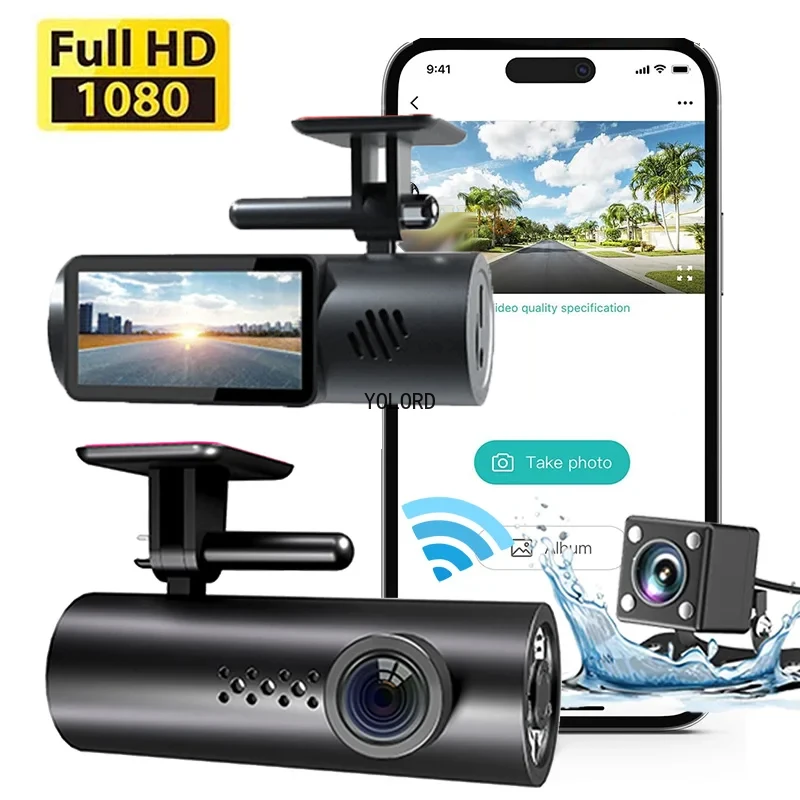 Small Mini 1080P WIFI Dash Cam Video Recorder Car DVR Dashcam Camera  2.0 Screen Display