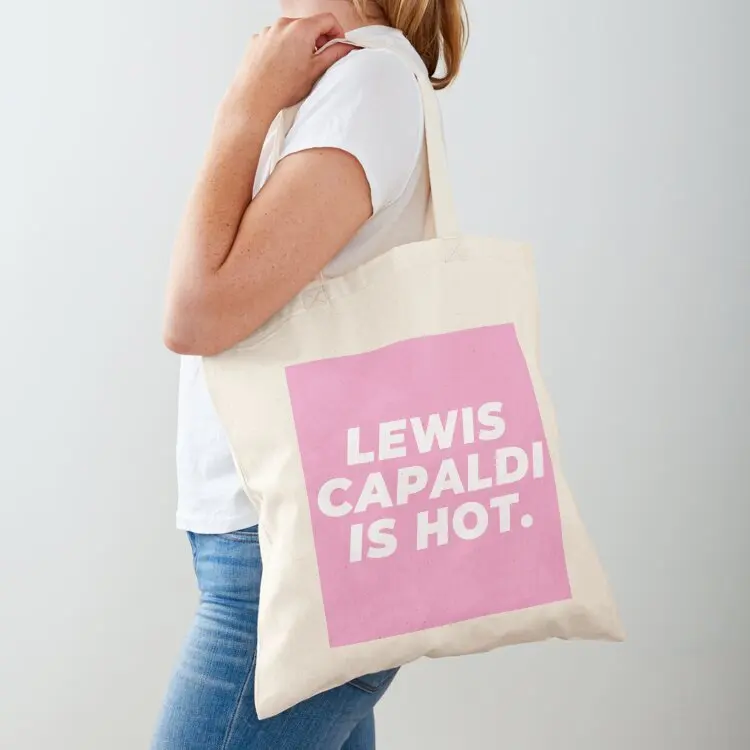 

Lewis Capaldi is hot. Tote Bag tote bag men's Gift bags bag for beach foldable reusable