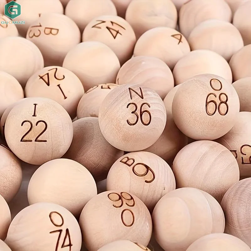 ลูกบิงโกธรรมชาติ 75 ชิ้น พร้อม - Party Games Bingo บทวิจารณ์และราคา