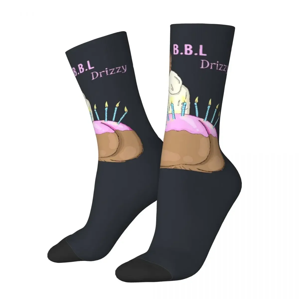 Hip Hop Retro Bbl-drizzy Kendrick-vs-drake Essential Crazy Men's Socks Unisex kendrick lamar Harajuku Crew Sock official-website