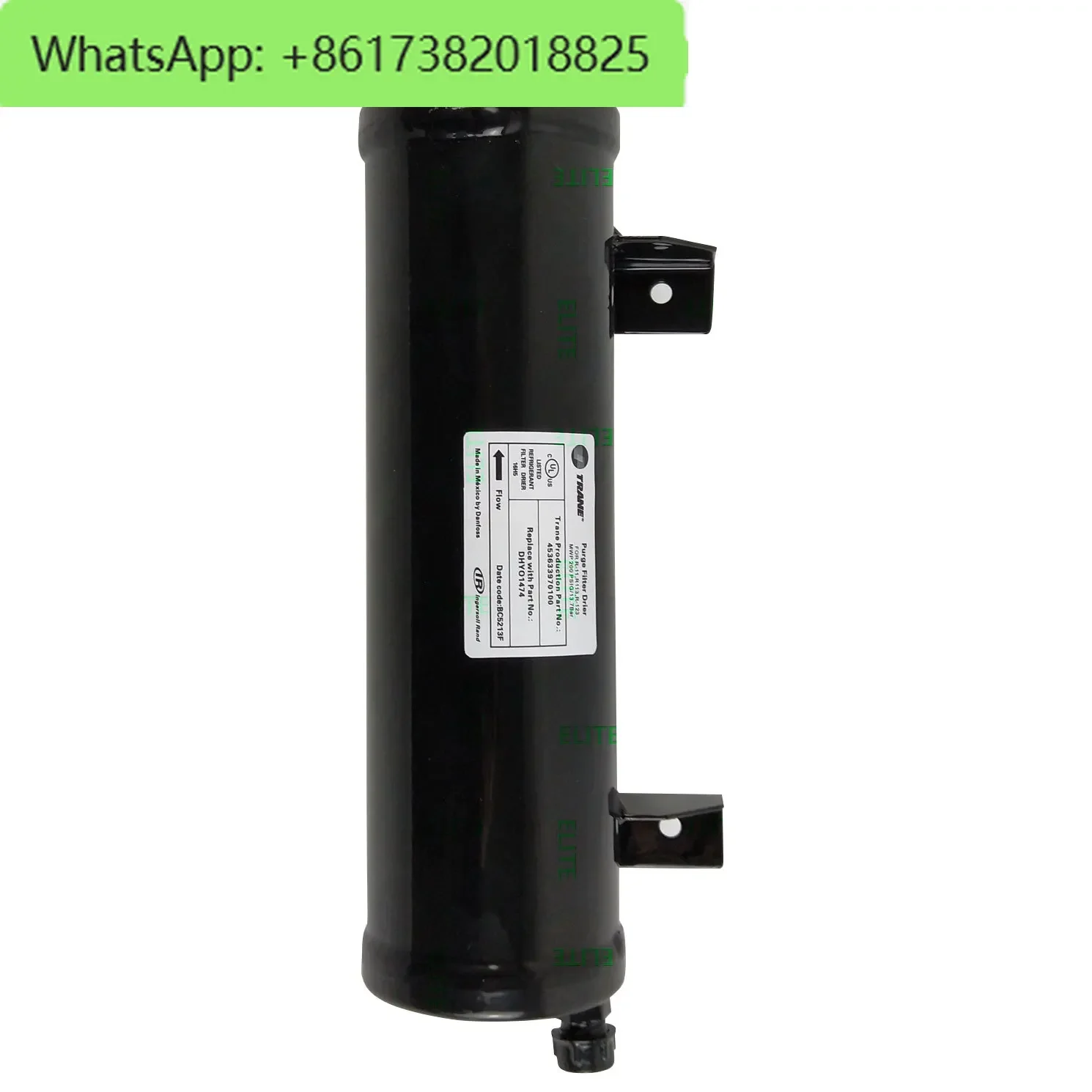 Secador de filtro de linha líquida Trane Eliminator DHY01474 para resfriadores Trane CenTraVac