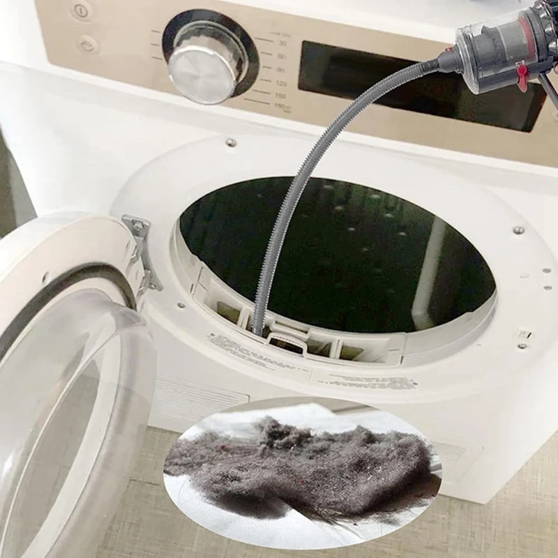 JDZD-Kit limpiador de ventilación para secadora Dyson V6 V7 V8 V10 V11 V12 V15 accesorio de manguera de vacío secadora aspiradora de pelusa