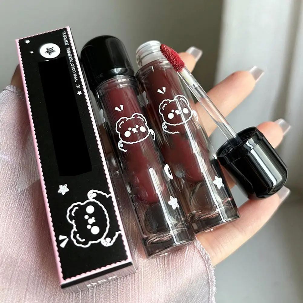 Punk Juice Red Lipgloss Black Mirror Glass Water Light Clear Lip Glaze Wodoodporna nieprzywierająca pomadka w płynie Nude Lip Tint Makeup