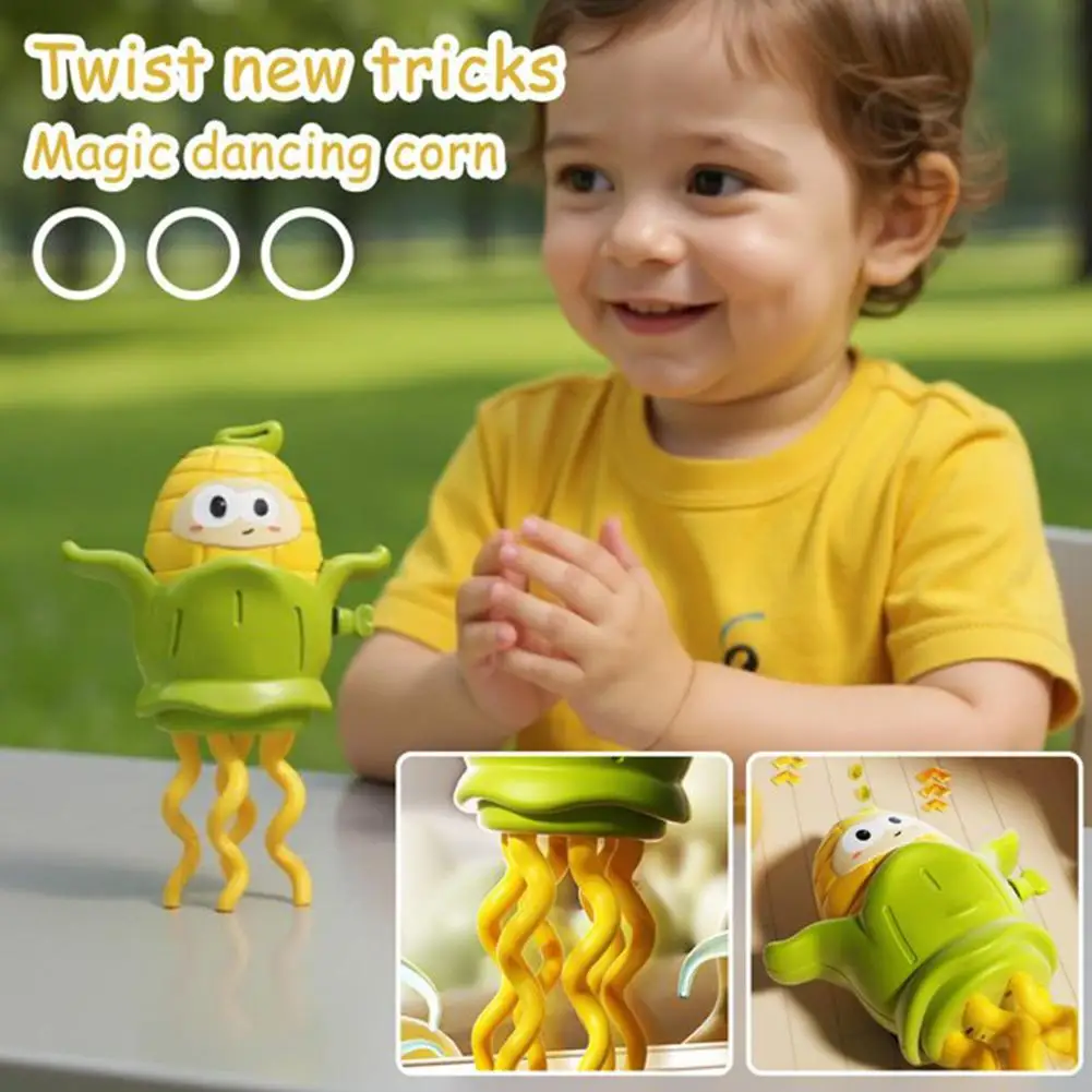 Draaiende Octopus Plastic Dansende Maïs Uurwerkspeelgoed Interactief Grappig Peuter Elektronisch Huisdier Bewegend Speelgoed