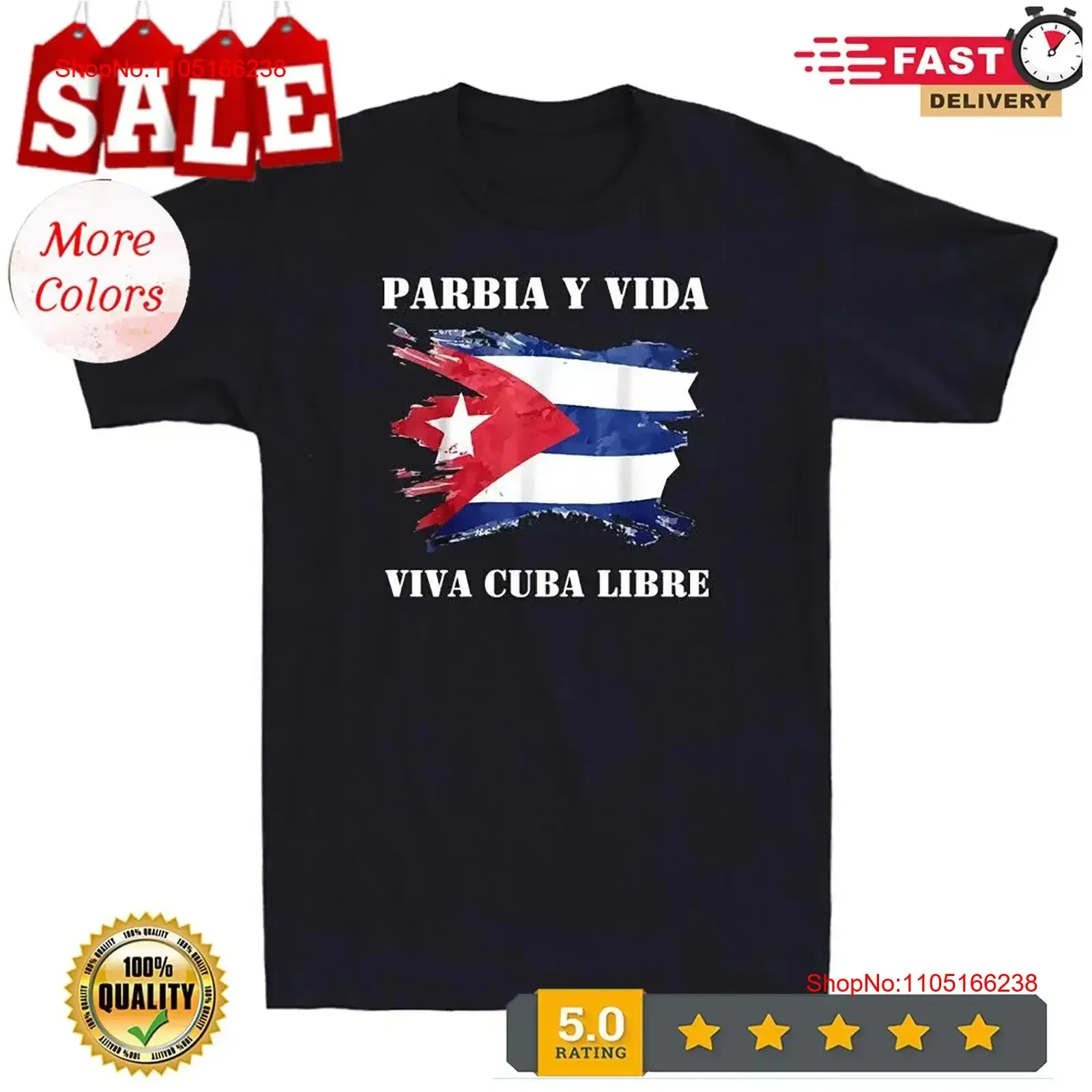 Camiseta de la libertad cubana Patria Y Vida Viva Cuba Libre bandera Vintage hombres vintage lavado Unisex estirado ropa de diseñador Casual