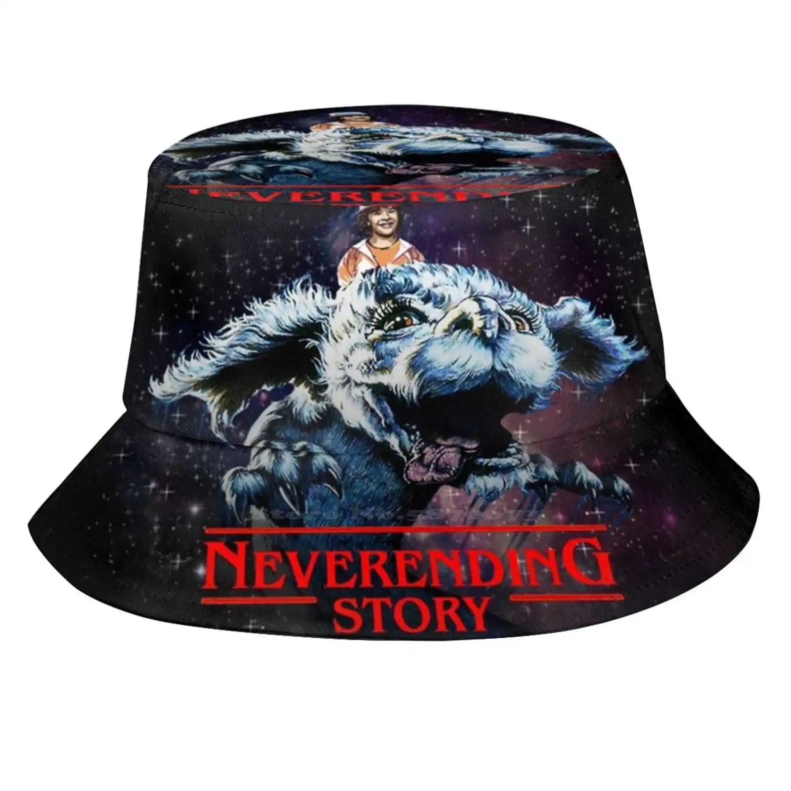 Dustin Story Fisherman's Hat Bucket Hats Caps Neverending Story Never Ending Story Hawkins Eleven Womens Should I Stay Or