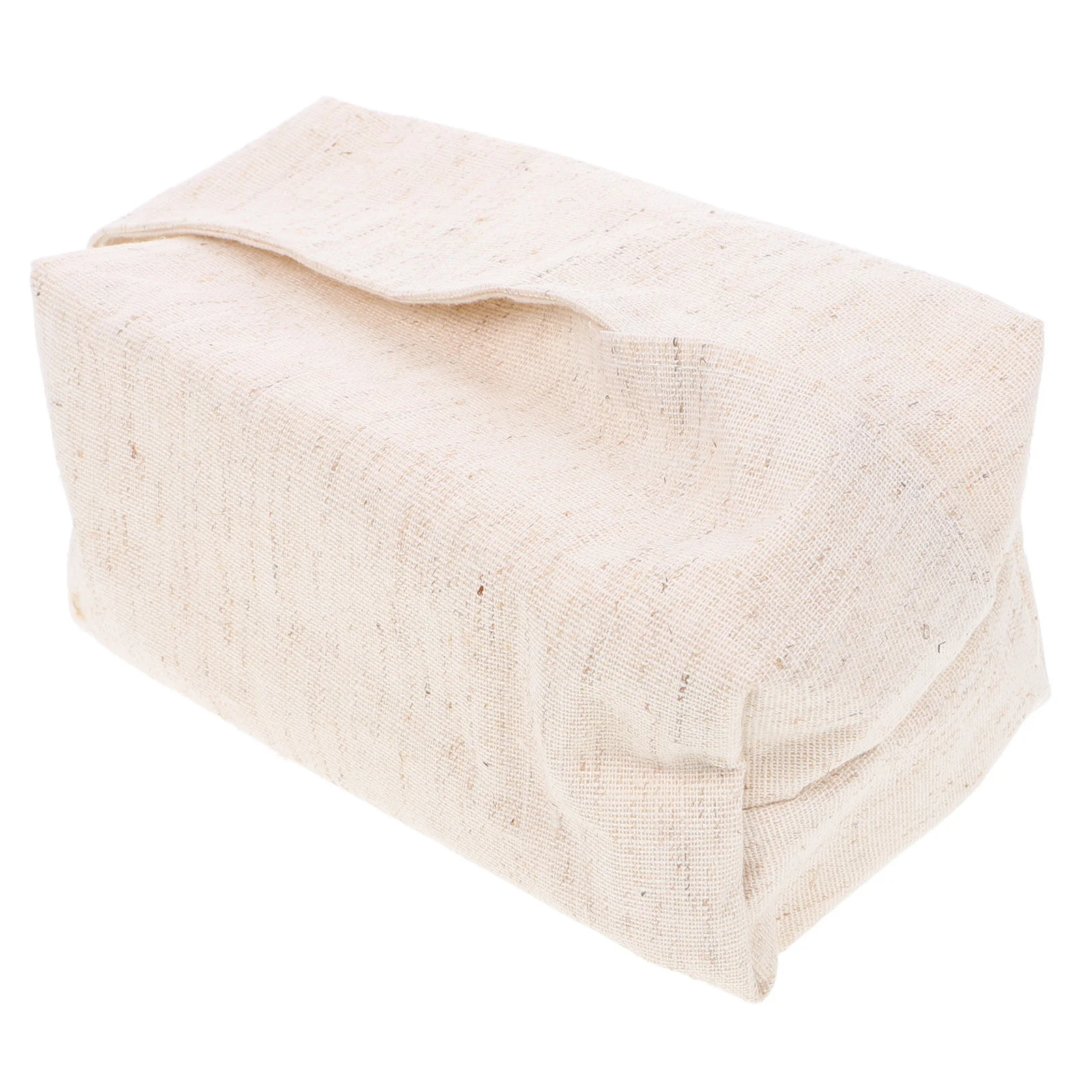 

Portable Cotton Linen Tissue Box Cover Minimalist Wall Hanging Design for Home Kitchen Bedroom Car Travel Trailer Rv Napkin