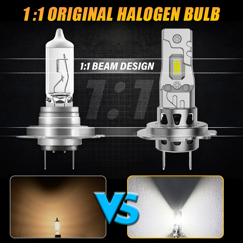 2 قطعة 5000 واط عالية الطاقة H7 H4 LED لمبة توربو المصباح 6500 كيلو 5000000LM 12 فولت 24 فولت CSP قوية أفضل H4 LED ديود المعتمدة H7 مصباح صغير