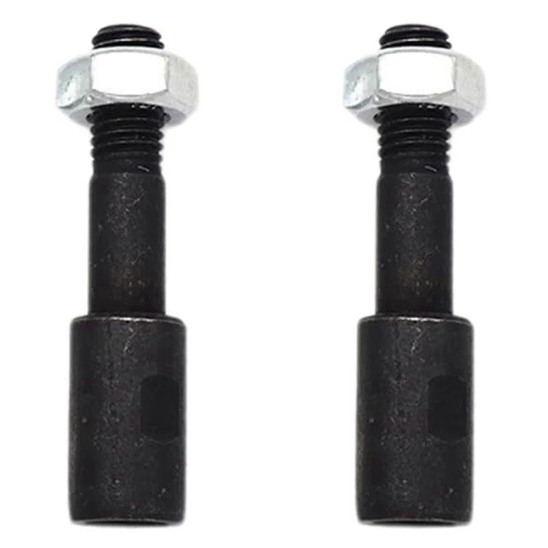 A88Z 2 Pack Shaft Arbor Extender, Bench Grinder Extension Shaft, 8 Mm To 10 Mm Motor Arbor Adapter Threaded Shaft Backing Kit