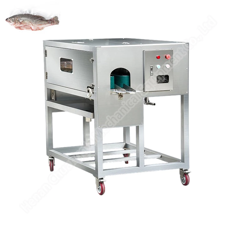 Cleaning Seafood Processing Equipment Fish Viscera Gutting Machine