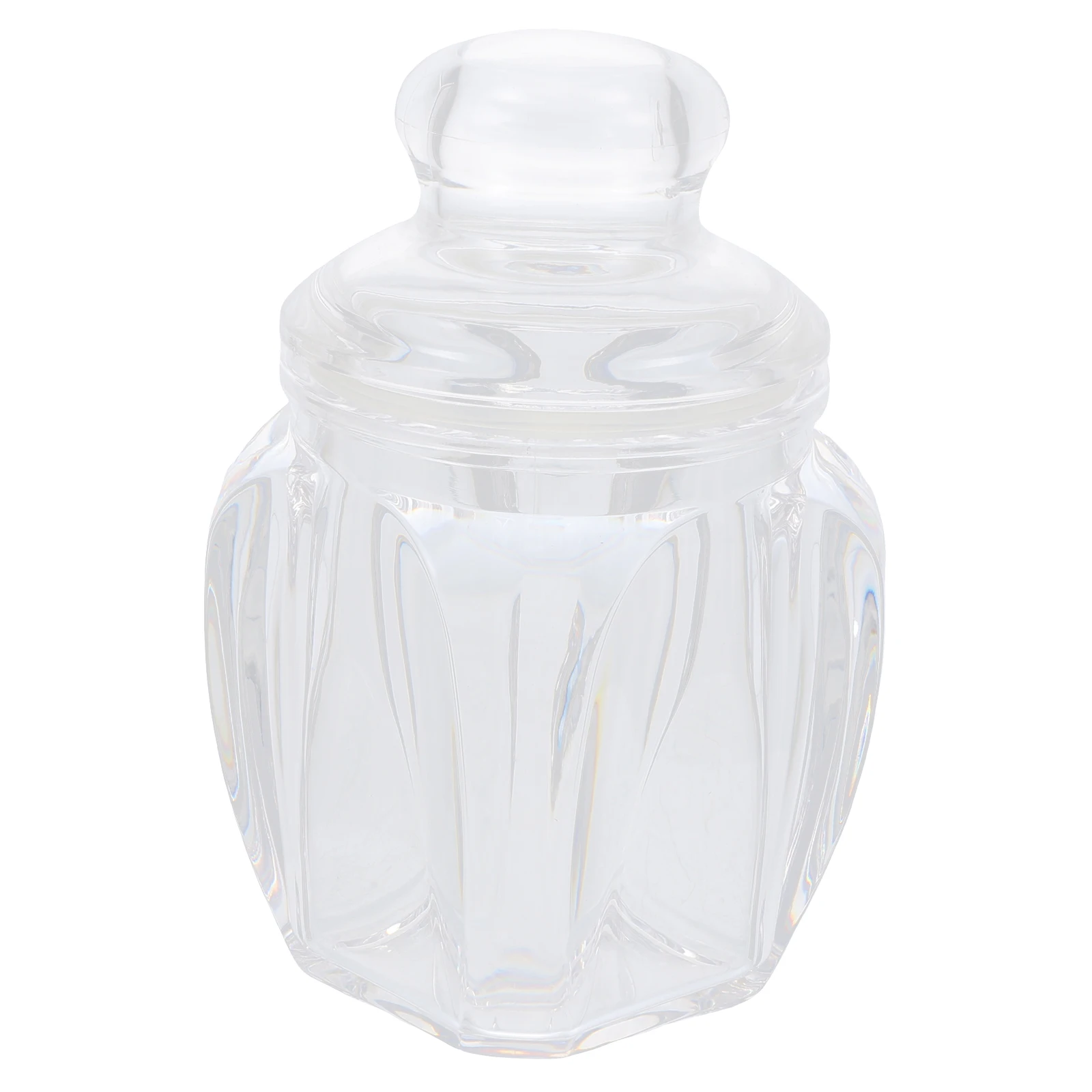 

Transparent Storage Jar 190ml Dried Fruit Box Biscuit Holder Sweet Jars Plastic Snack Container Dry Food Tea Small Household