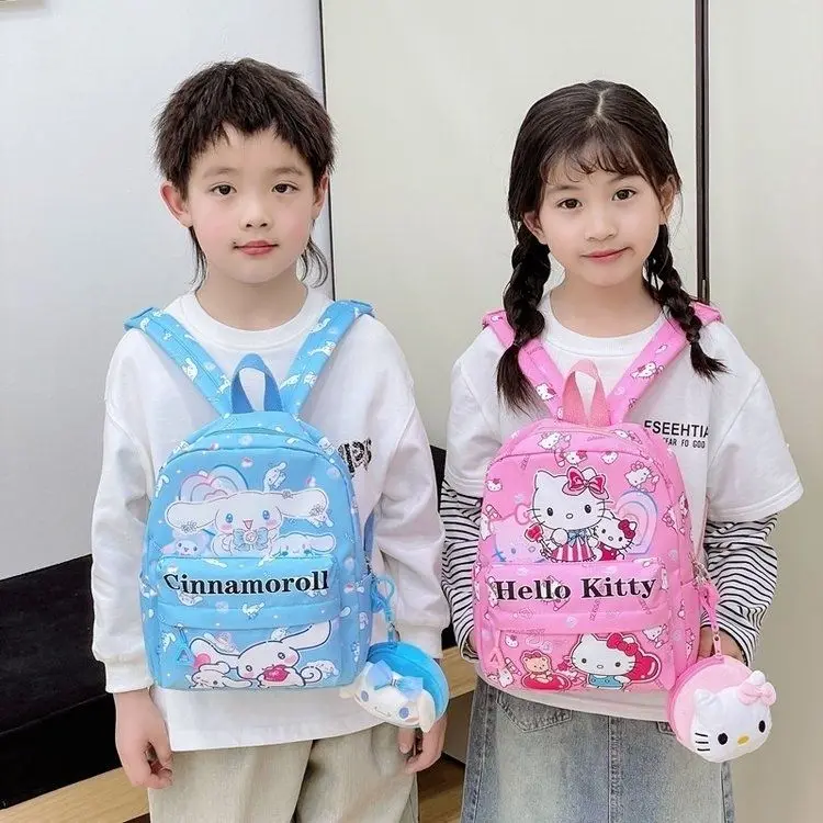 

Hello Kitty Kuromi Kids Backpack Cute Cartoon Lightweight School Bag for Girls Travel Preschool
