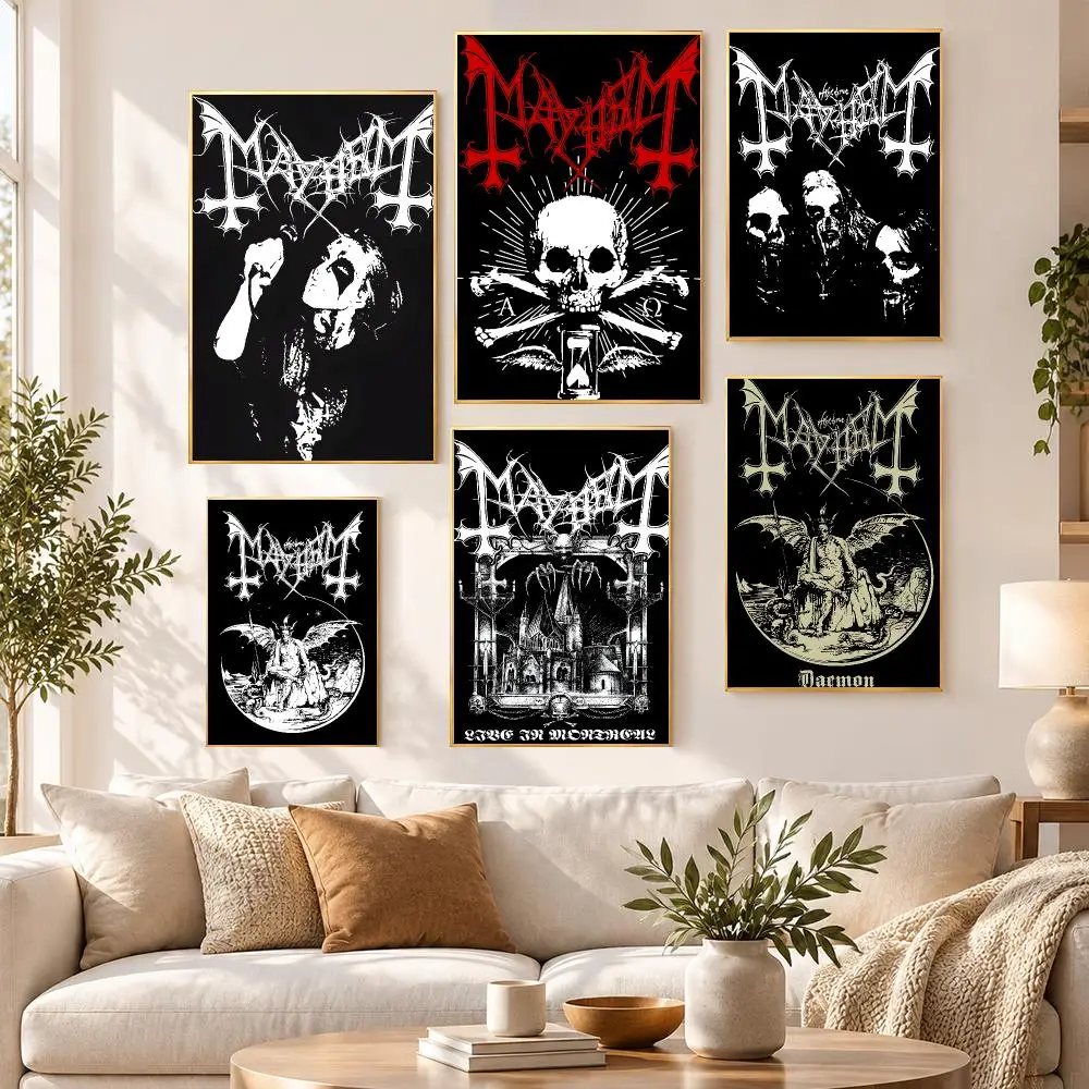 Music Artist Pop Alternative Mayhem Poster HD Waterproof PP Self Adhesive Aesthetic Bedroom Dorm Gaming Room Home Decor Gift