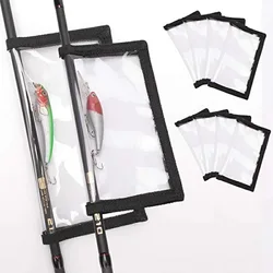 Transparent PVC Lure Bag Fishing Hook Protective Wraps Cover Case Bag Portable Bait Fishing Tackle Storage Bags