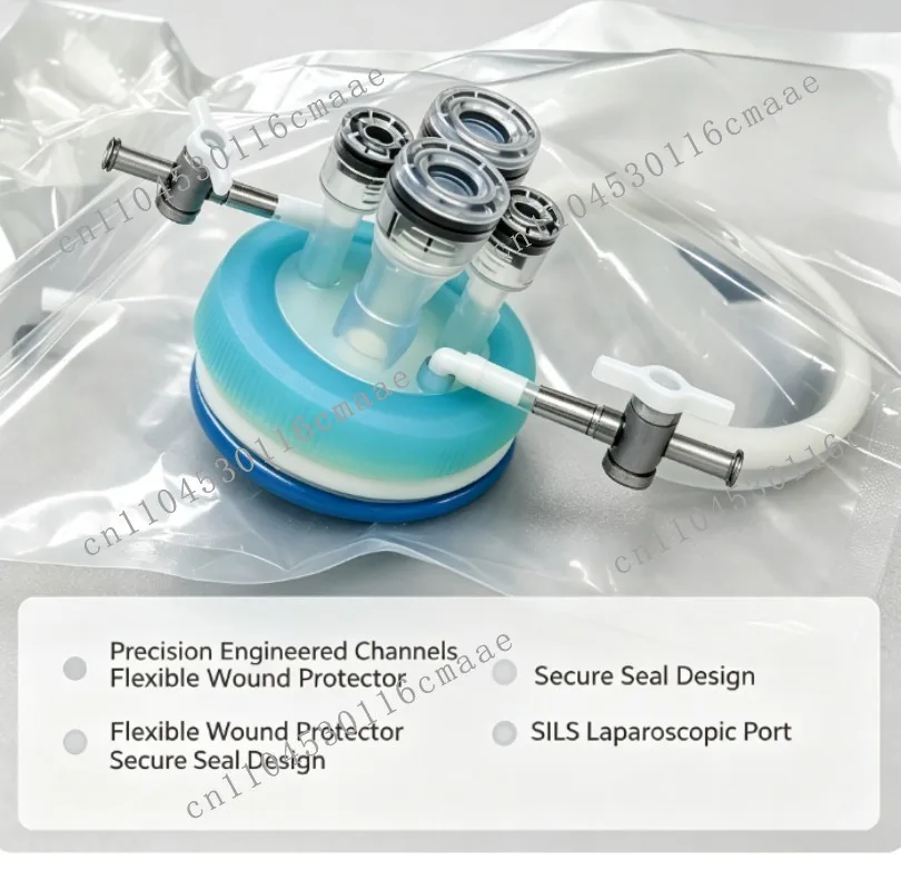 Disposable Single Incision Laparoscopic Surgery (SILS) Port Wound Protector Medical Device for Surgical Incisions