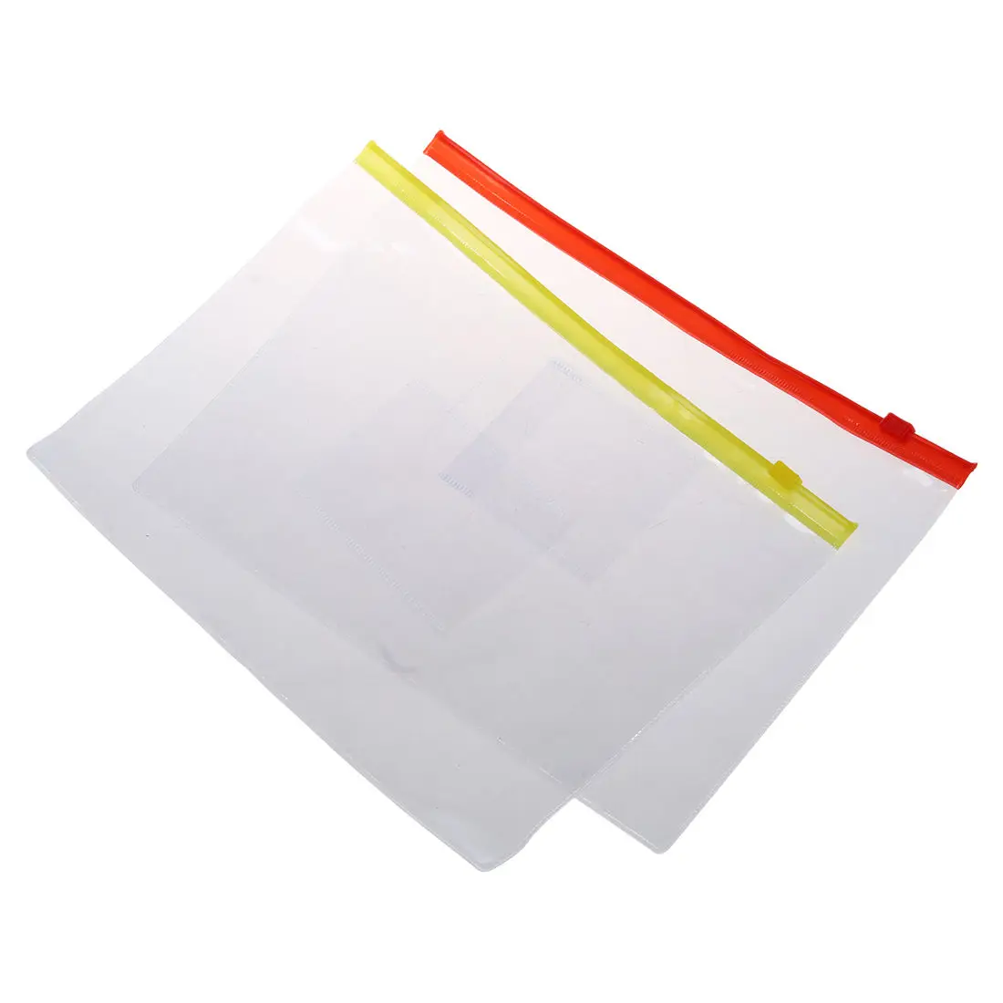 20PCS Plastic Slider Zip Lock Bags Files Holder for A5 Paper