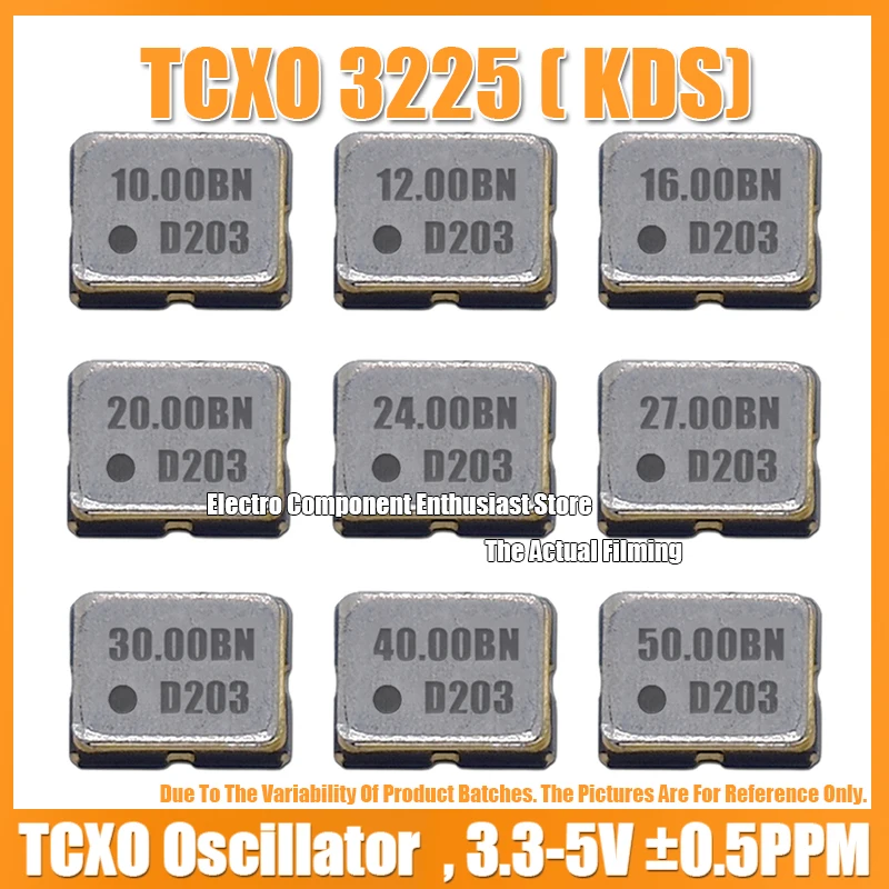 (5PCS) DSB321SDN 10MHZ 12M 16M 20M 24M 26M 30M 40M 50M 12.288M TCXO 3225 Temperature Compensated Crystal Oscillator 0.5PPM KDS