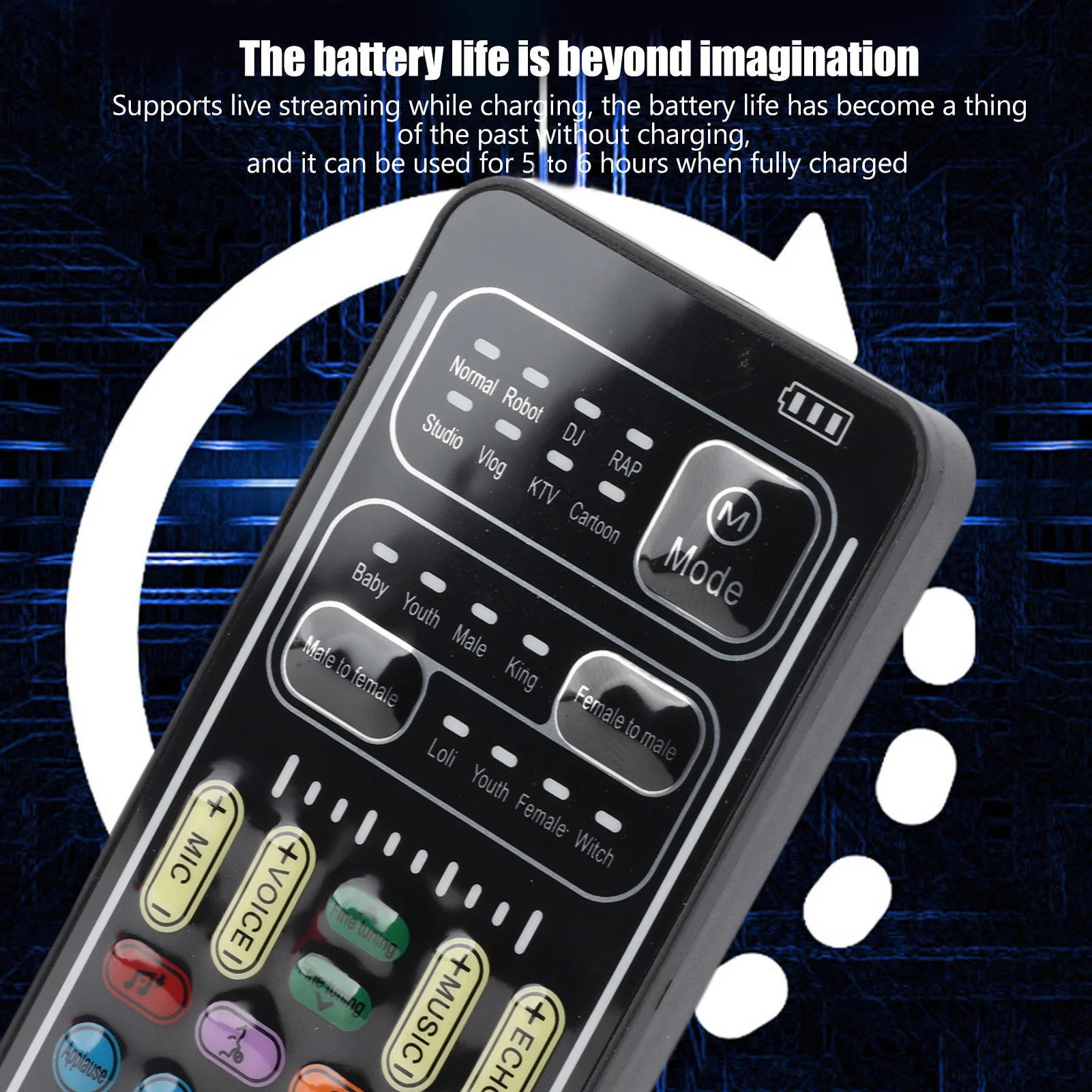 Set cambia voce Set cambia voce I9 Scheda audio di registrazione portatile multifunzione per computer di registrazione di giochi