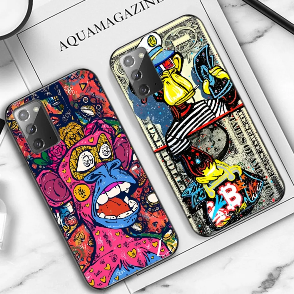 Funny Cartoon B-Bored A-Ape Phone Case For Samsung Note 8 9 10 20 pro plus lite M 10 11 20 30 21 31 51 A 21 22 42 02 03