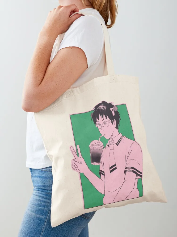Saiki K Tote Bag shopping cart bags tote bag women tote bag university
