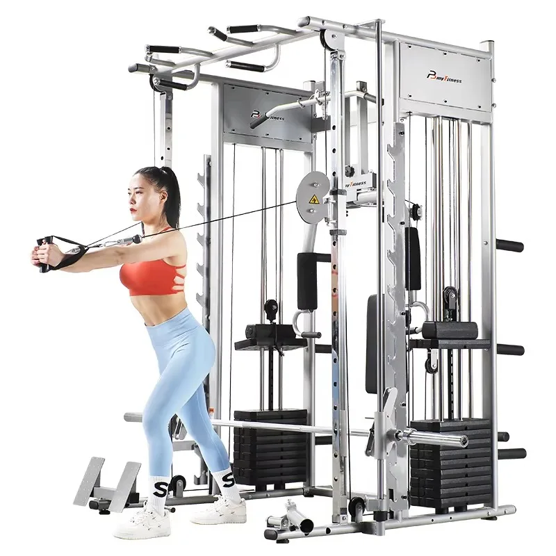 

Large Steel Gantry Comprehensive Trainer, Multifunctional Fitness Equipment for Home & Gym