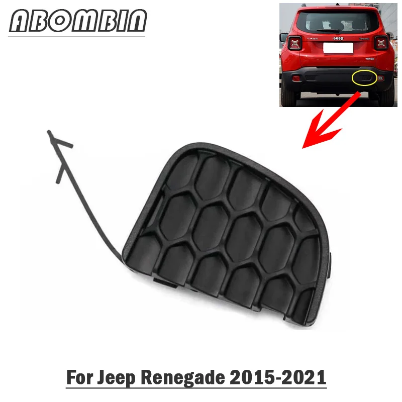 

Передний бампер или задний бампер, фаркоп, крепежный крюк, крышка для Jeep Renegade 2016-2021 OEM 735643610 735645726