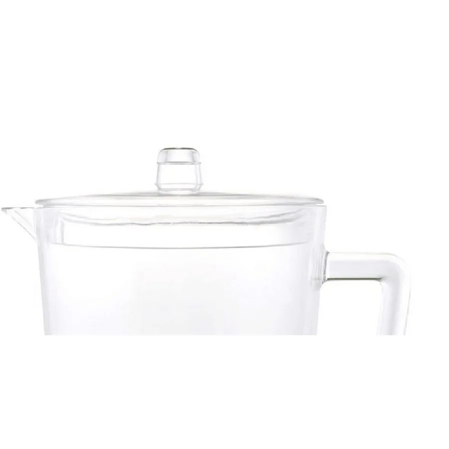 2,75 Quart Wasserkrug mit Deckel, ovaler Halo-Design, unzerbrechlicher Kunststoffkrug, Getränkkrug, Saftkrug mit Auslauf, BPA-frei