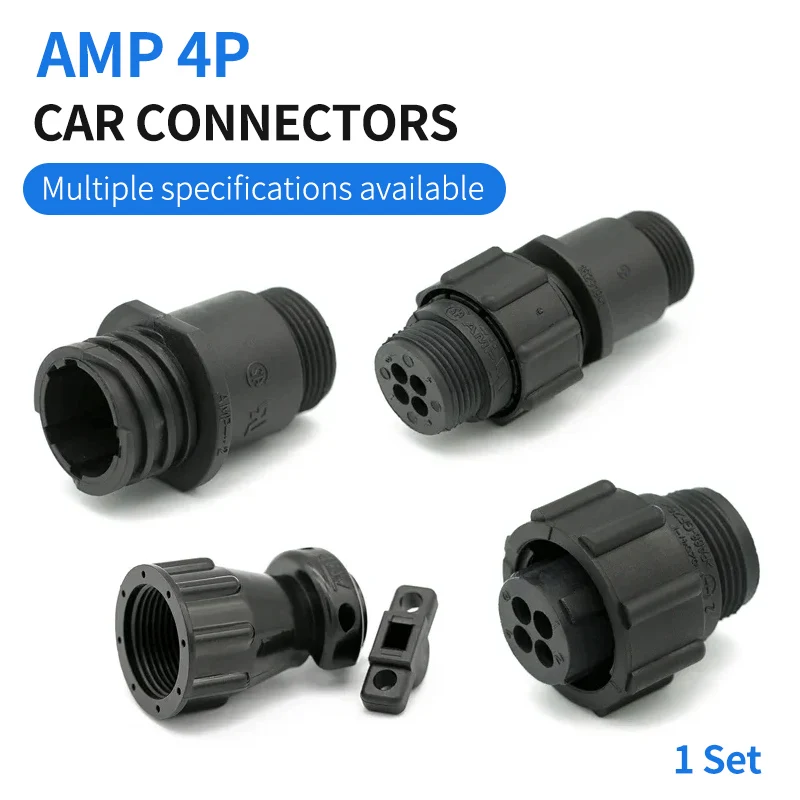 1 sets 4 Pin AMP type182919-1 206153-1 182647-1 auto sensor plug connector for SMEMA Car,4P plug with Pin